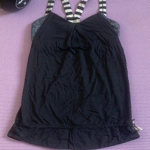 Lululemon • No Limits Tank • Built-in- Bra, Size 6
